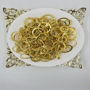 Mosqueton Con Argolla Dorado